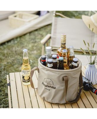 Collapsible Bucket, Folding Bucket Wash Basin with Handle, Portable Water Container 20L for Camping Fishing Travelling