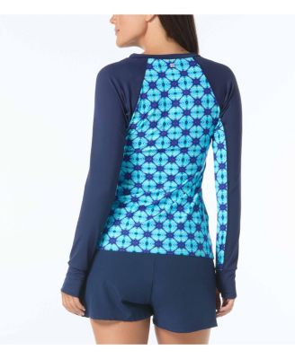Women's Zip Front Rash Guard