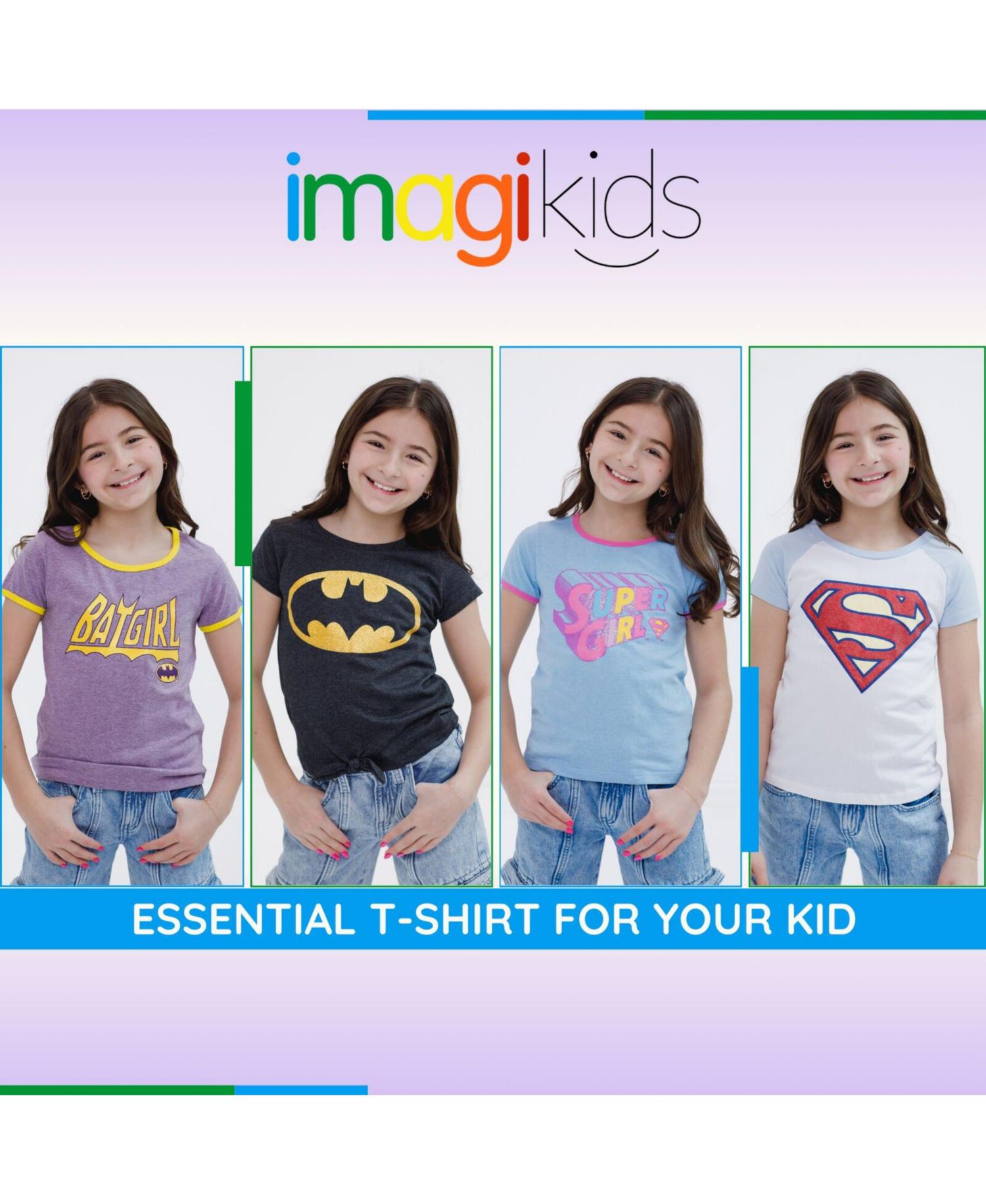 Girls DC Comics Batgirl Ringer T-Shirt