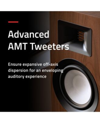Powered Floorstanding Tower Speakers with AMT Tweeters, 150W Amplifier, HDMI and Bluetooth