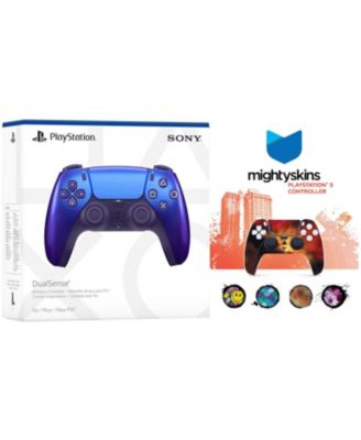PlayStation 5 DualSense Wireless Controller with MightySkins Custom Decal Skin Voucher - Chroma Pearl