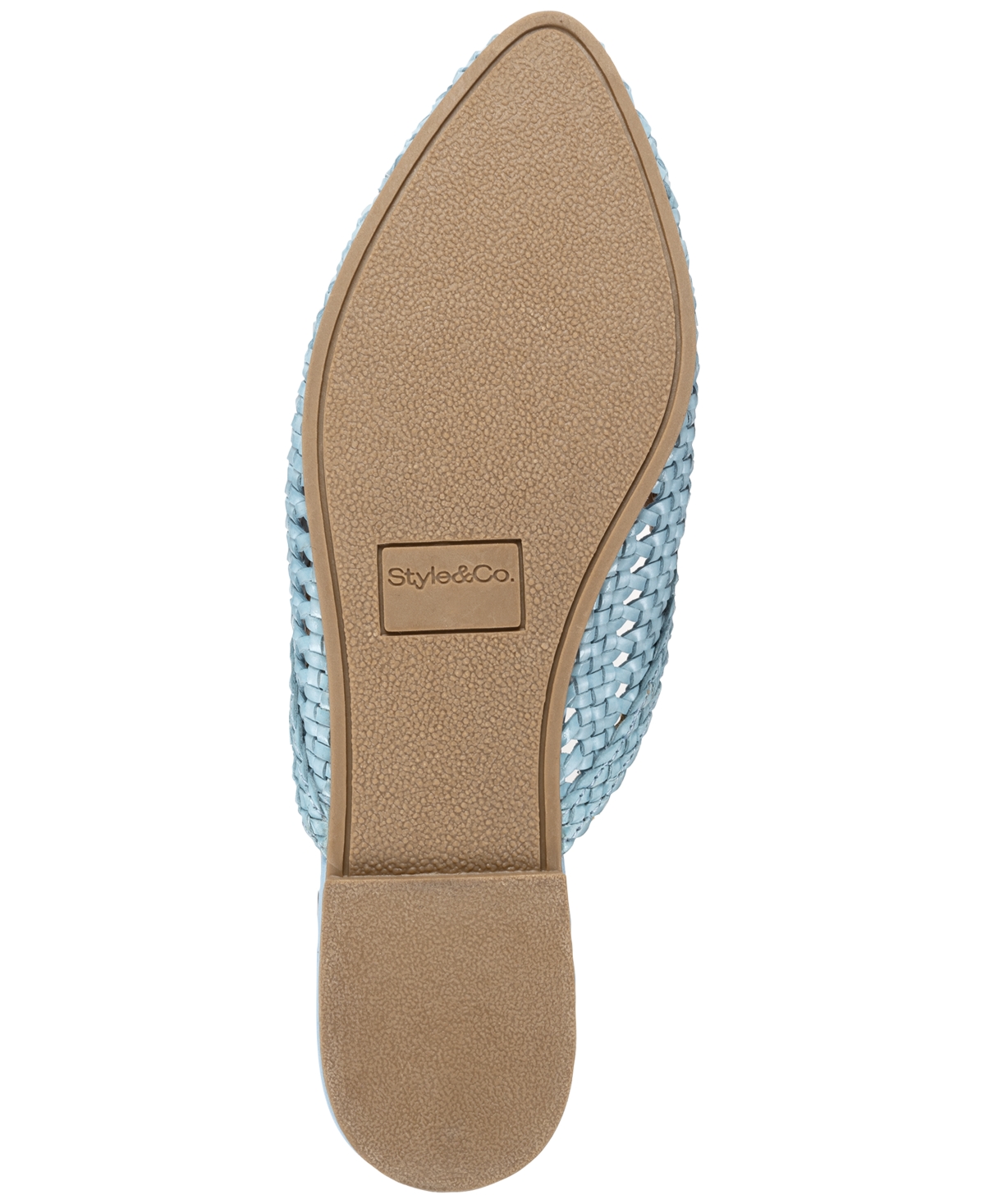 Macy's Style & Co Women's Novaa Woven Mules, Exclusively At  In Blue