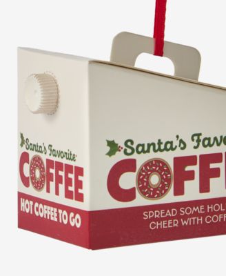 Foodie Coffee Box Ornament, Macy's Exclusive