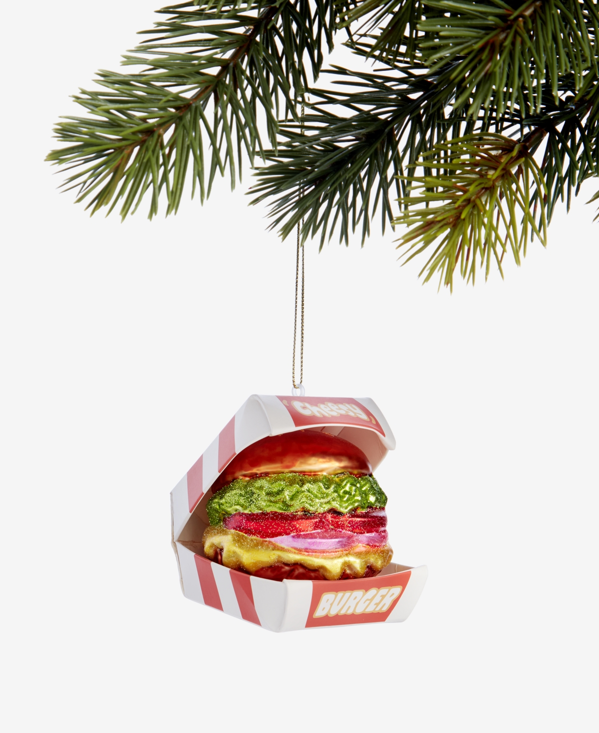 Holiday Lane Foodie Burger In A Box Ornament, Macy's Exclusive In Multi