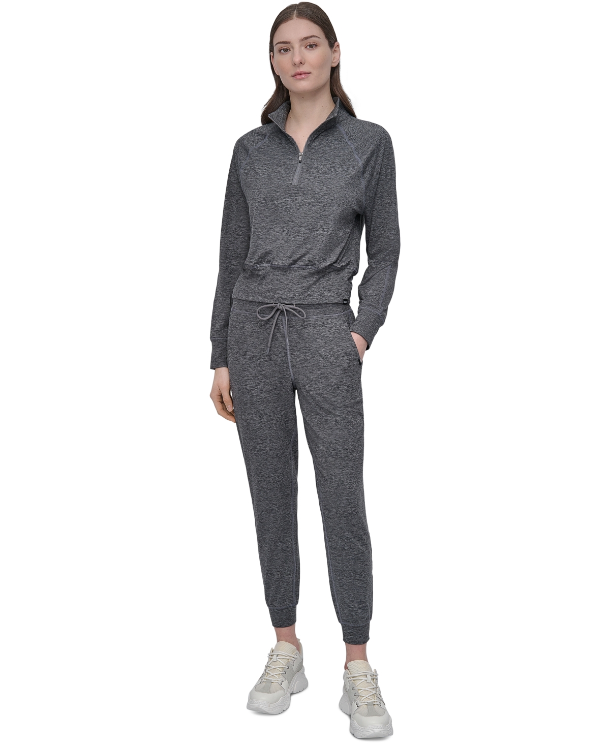 Dkny Space Dye Half Zip Sweatshirt
