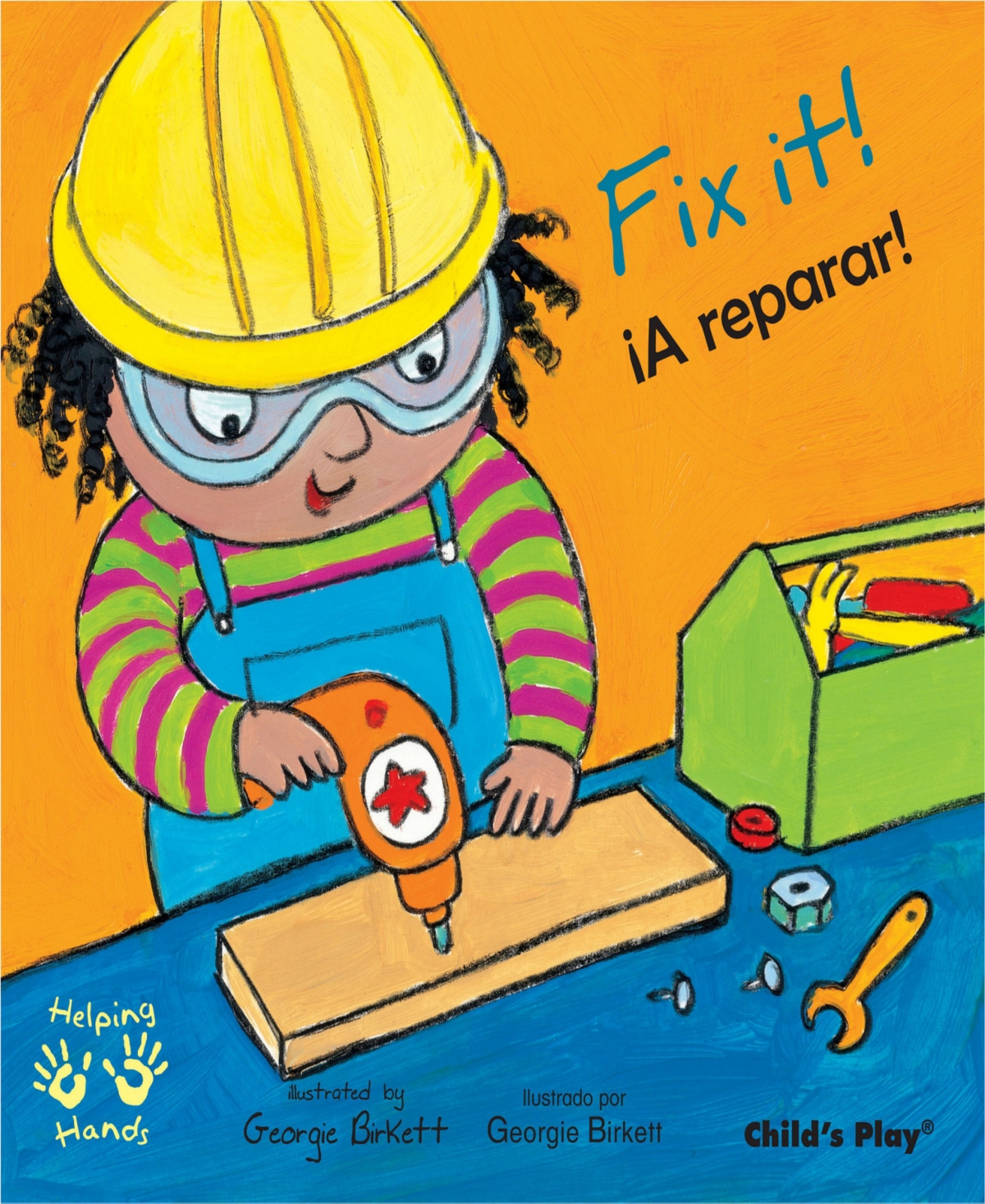 CHILD'S PLAY BOOKS HELPING HANDS BILINGUAL BOOKS, SET OF 4 