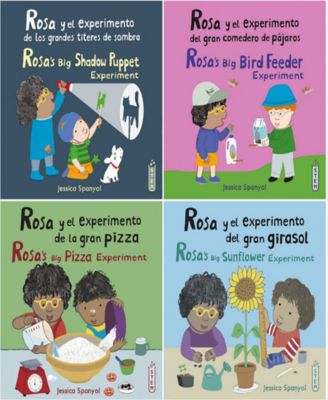 Rosa's Workshop Set 1 & 2 Bilingual Spanish, English Books, Set of 8