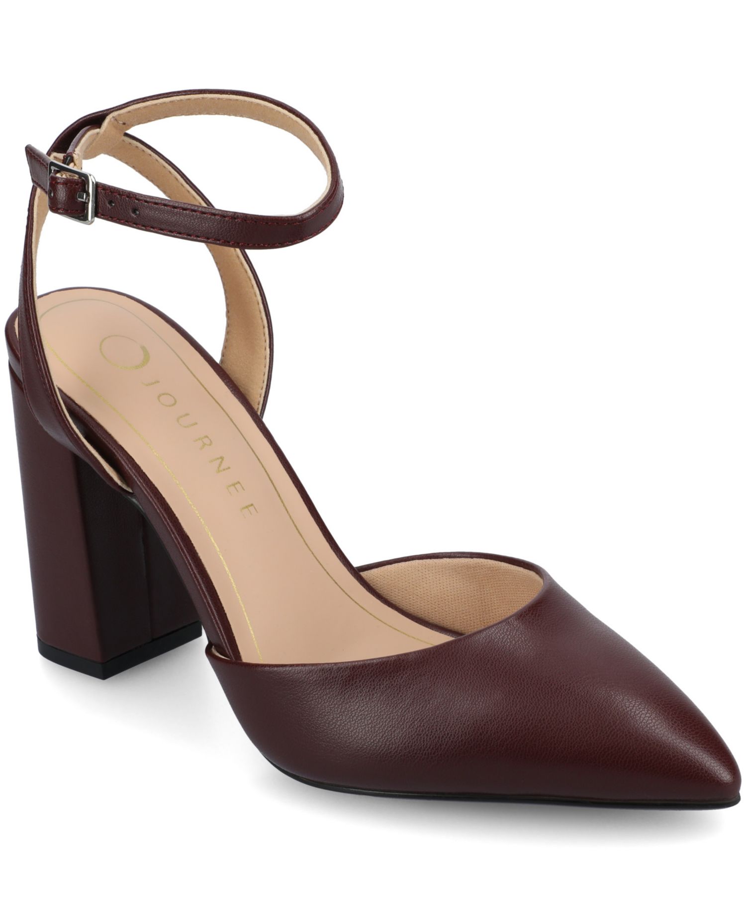 Women's Tyyra Ankle Strap Block Heel Pumps