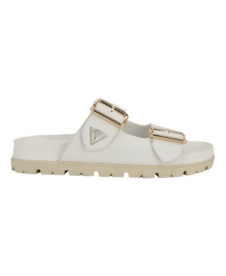 Women's Fasten Double-Buckle Footbed Sandals