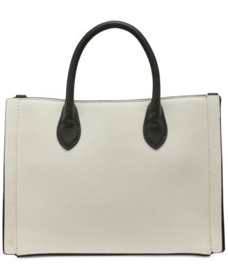 Кожаная сумка через плечо KARL LAGERFELD PARIS вишневого цвета из кожи через плечо 