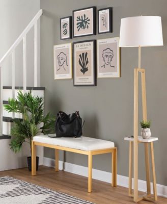 68" Wood Cosmo Floor Lamp