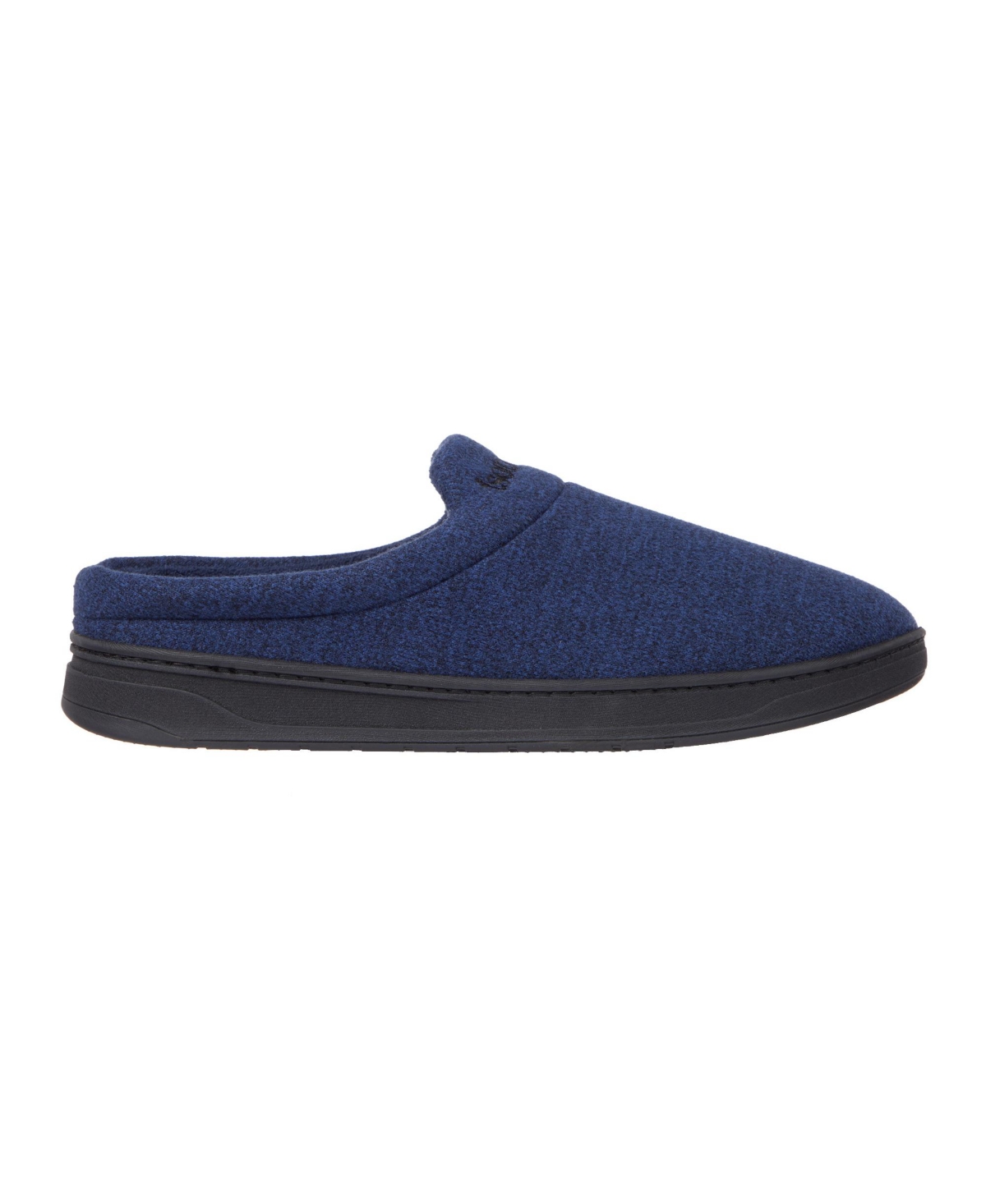 Men's Heathered Knit Brady Clog Slippers - Navy blue