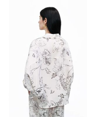 Women's Flowy Patterned Shirt