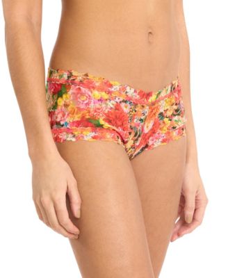 Women's Printed Signature Lace Boyshort