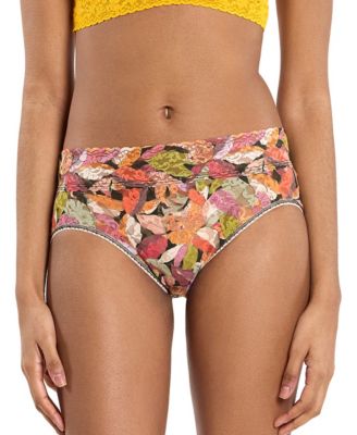 Women's Printed Signature Lace French Brief Panty