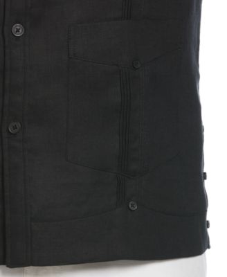 Men's 100% Linen Long Sleeve 4 Pocket Guayabera Shirt