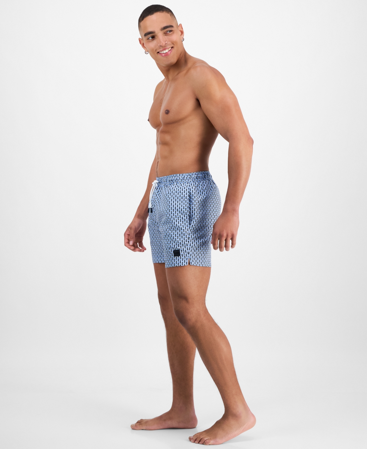 Hugo Boss Hugo By  Men's Vibe Swim Trunks In Blue