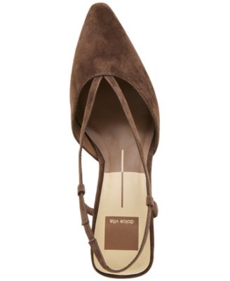 Women's Ginay Pointed-Toe Slingback Blade-Heel Pumps