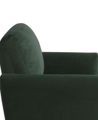 35.3" Velvet Kyoto Accent Chair