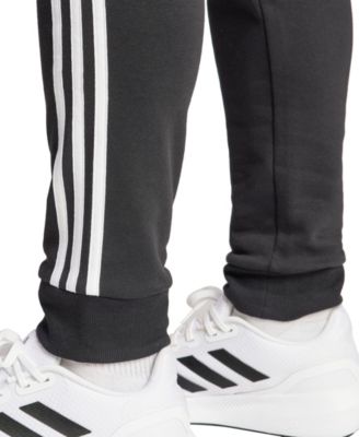 мужские брюки adidas с манжетами в рубчик