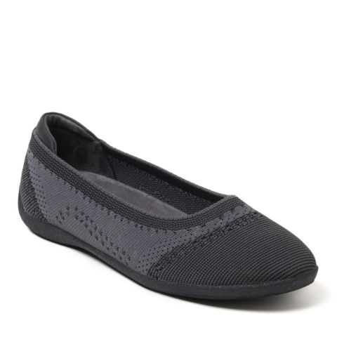Женские балетки Dearfoams Misty Ballet Flat Lightweight Slip Ons, цвет: Чёрный разноцветный