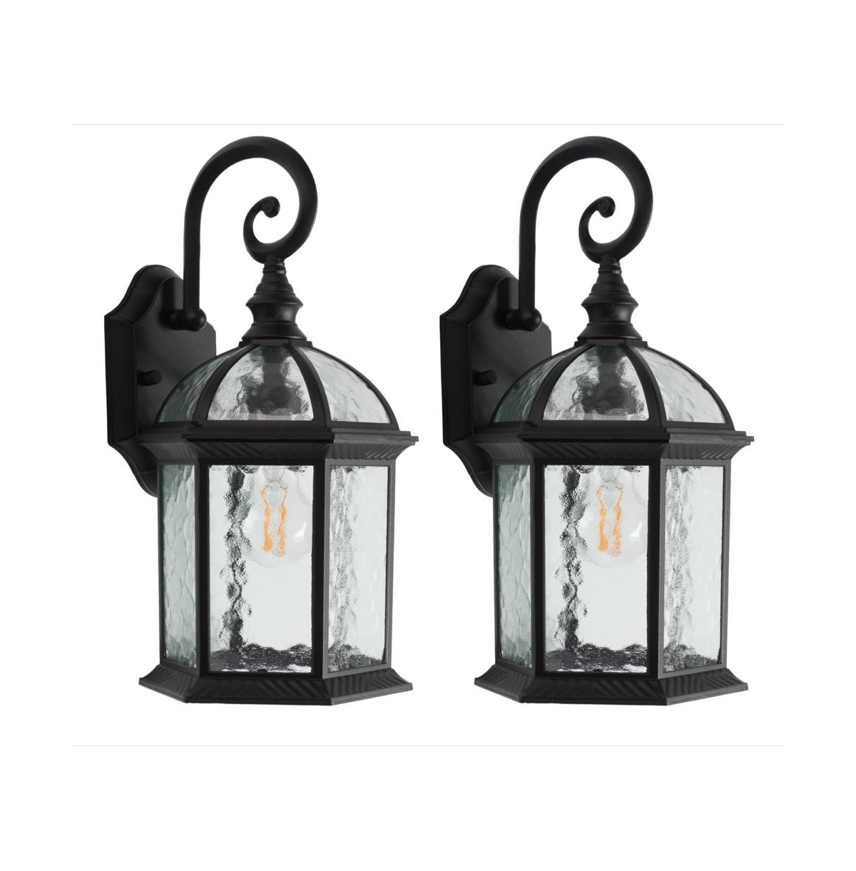 Falyn 8" Outdoor Wall Sconce - Black