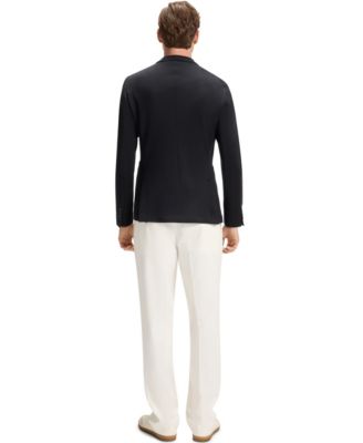 Мужской блейзер из меланжевой хлопчатобумажной смеси Hugo Boss BECKHAM x BOSS