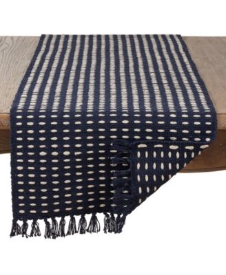 Dashed Woven Table Runner, 16" x 54"