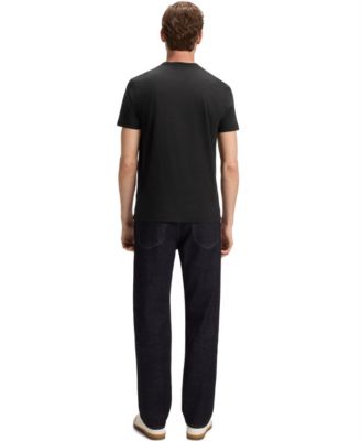 Мужская футболка из мерсеризованного хлопка обычного кроя от Hugo Boss BECKHAM x BOSS