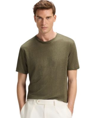 Hugo Boss BECKHAM x BOSS Men's Soft Linen Regular-Fit T-Shirt
