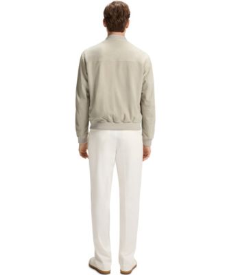 Мужская замшевая куртка-бомбер Hugo Boss BECKHAM x BOSS