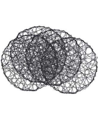 Intricate Wire Placemats, 15" Round