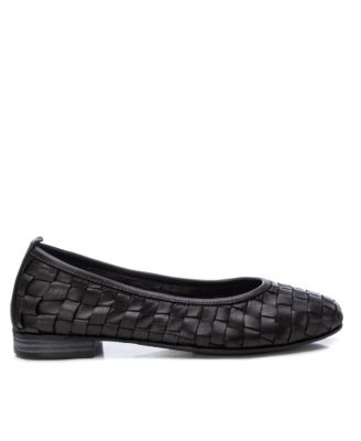 Carmela Leather Collection Women's Braided Flats By XTI