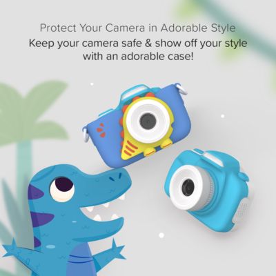 Camera 3 (Blue) Kids Digital Camera, Video Camera for Toddlers, 16MP 1080HD Video, MicroSD Card, Selfie & Macro Lens, Safety Neck Lanyard Gift for Kids 3-12