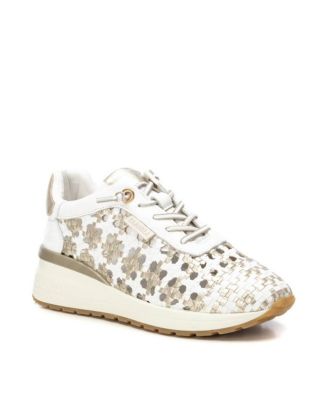 Carmela Leather Women's Braided Sneakers By XTI