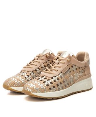 Carmela Leather Women's Braided Sneakers