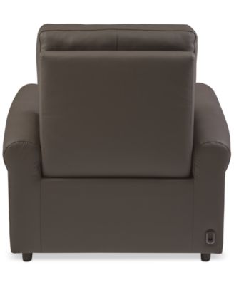 Thandler Leather Power Headrest Recliners, Exclusively at Macy's