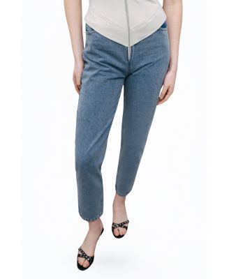 Women's Denim Garnished Jumpsuit
