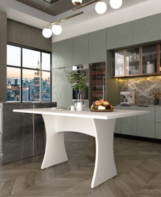 Coney 53.14" Mid-Century Modern Dining Table