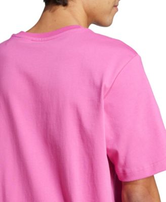 мужская футболка adidas с графической вышивкой в пастельных тонах для отдыха от adidas