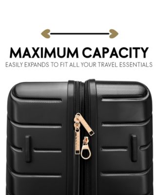Louvre 2-Piece Expandable Retro Spinner Luggage Set