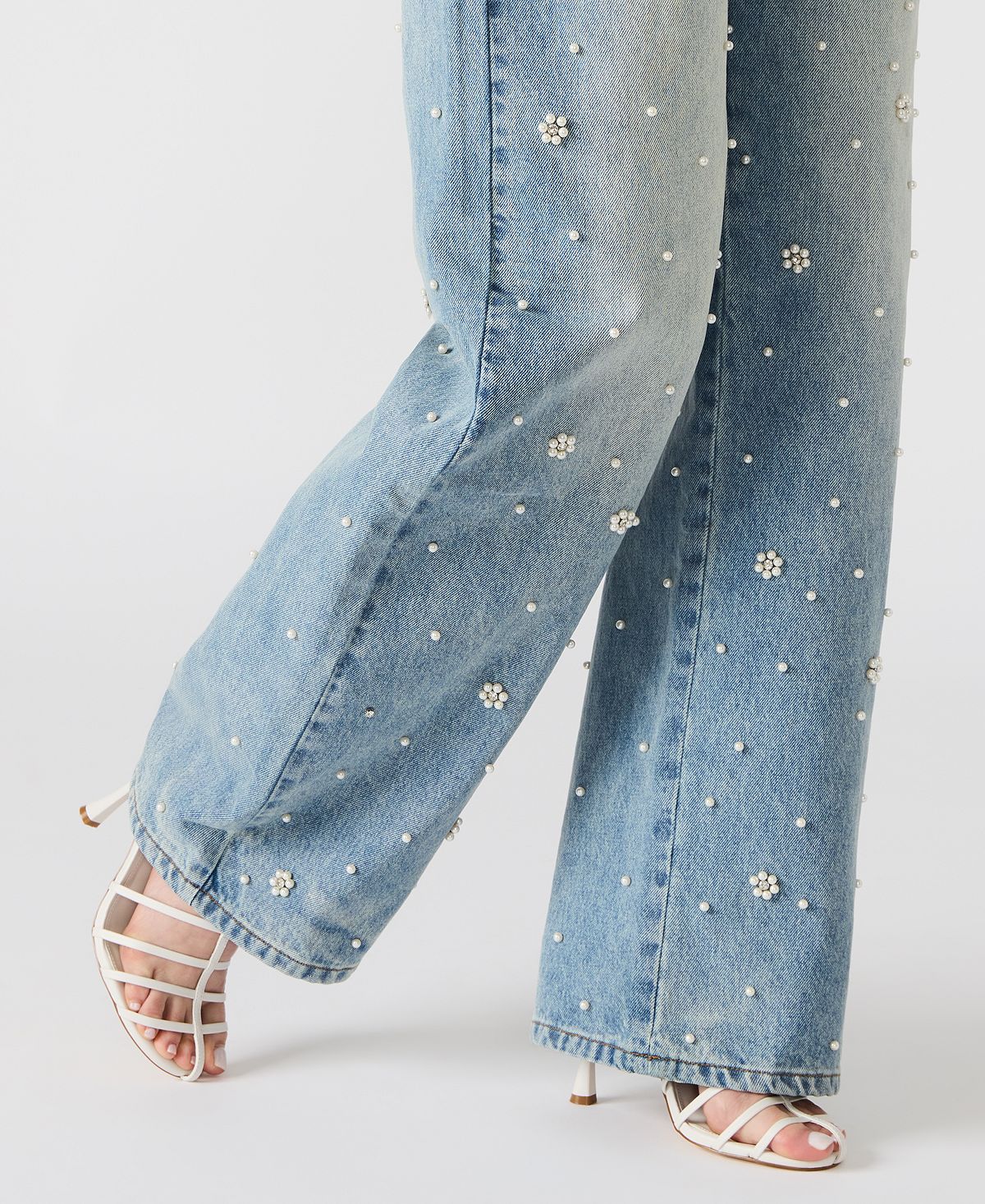 Steve Madden Women's Denim Fianna Barrel-Leg Jeans view 4 — MAYCSS fashion products
