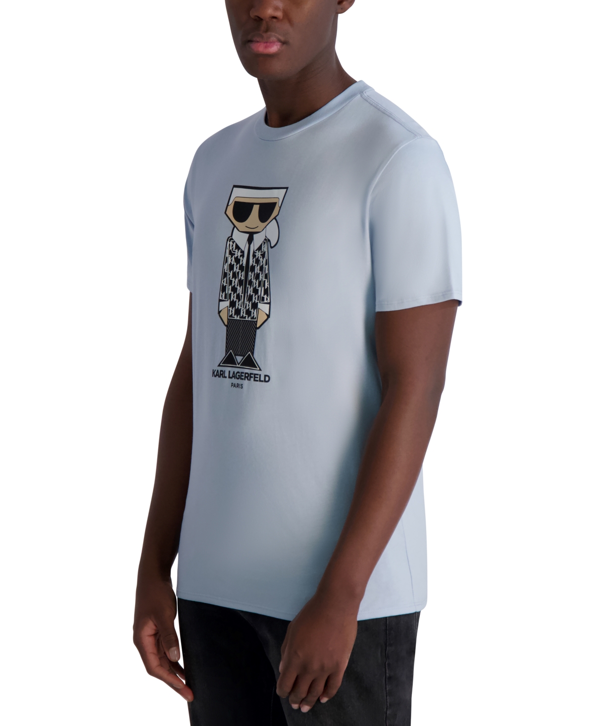 Karl Lagerfeld Men's Short Sleeve Flathead Karl Graphic T-shirt