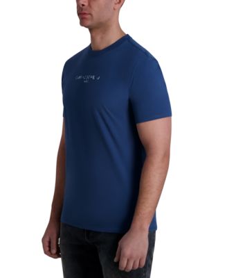 Men's Short Sleeve Crewneck Raised Camo Logo T-Shirt