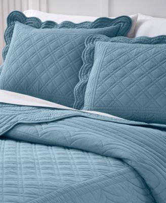 Charter Club Bailey Scallop 2-Pc. Quilt Set, Twin, Exclusively at Macy's