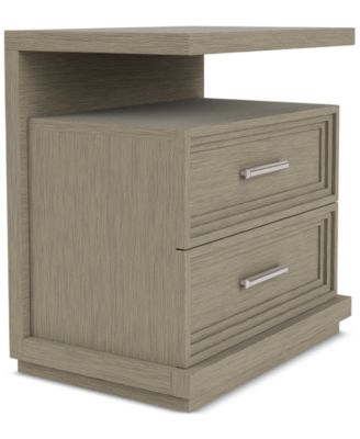Cascade Two-Drawer Nightstand