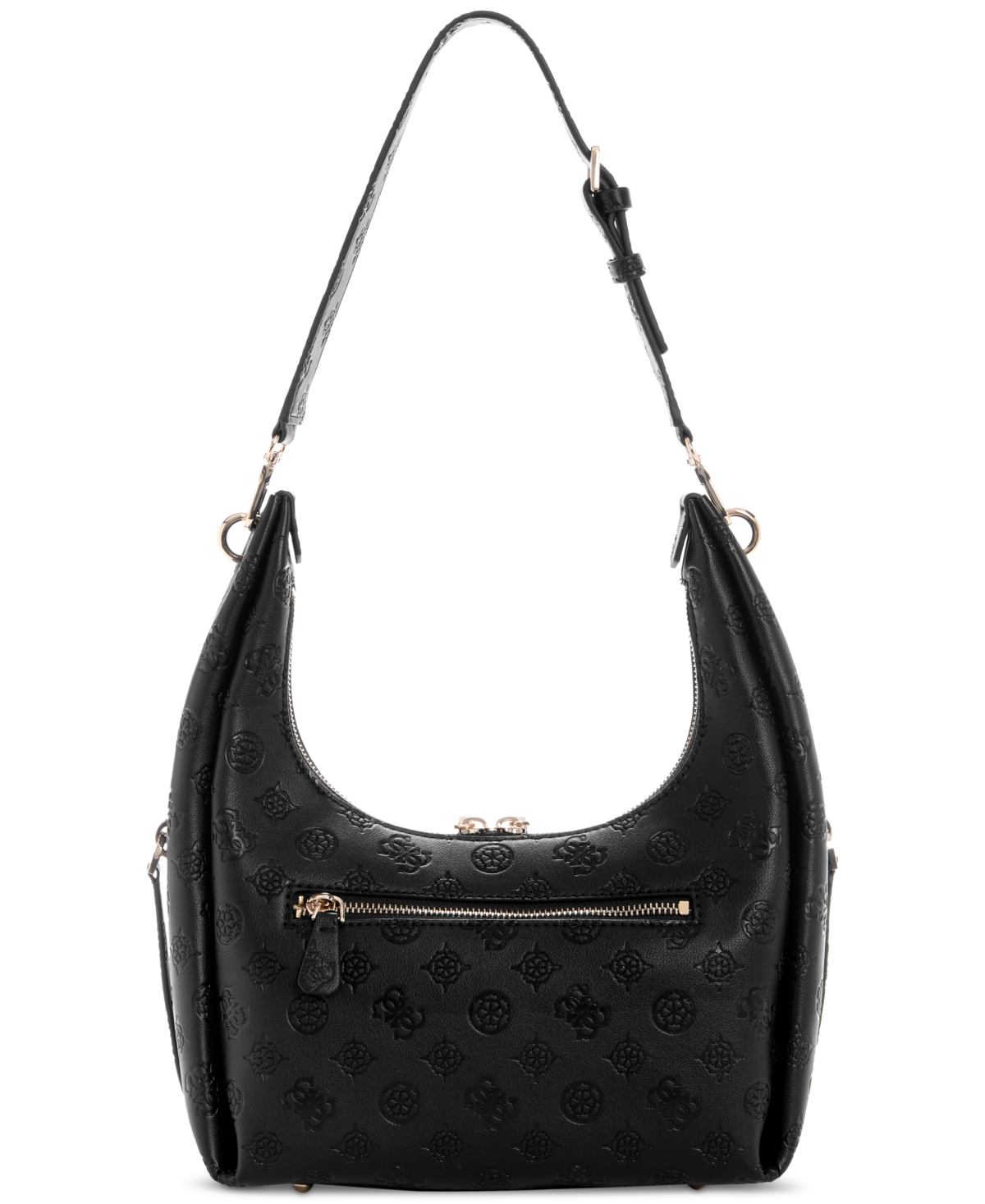 GUESS PHOEBE LOGO HOBO SHOULDER BAG 