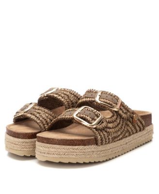 Women's Jute Wrapped Platform Cork Footbed Sandals Refresh Collection