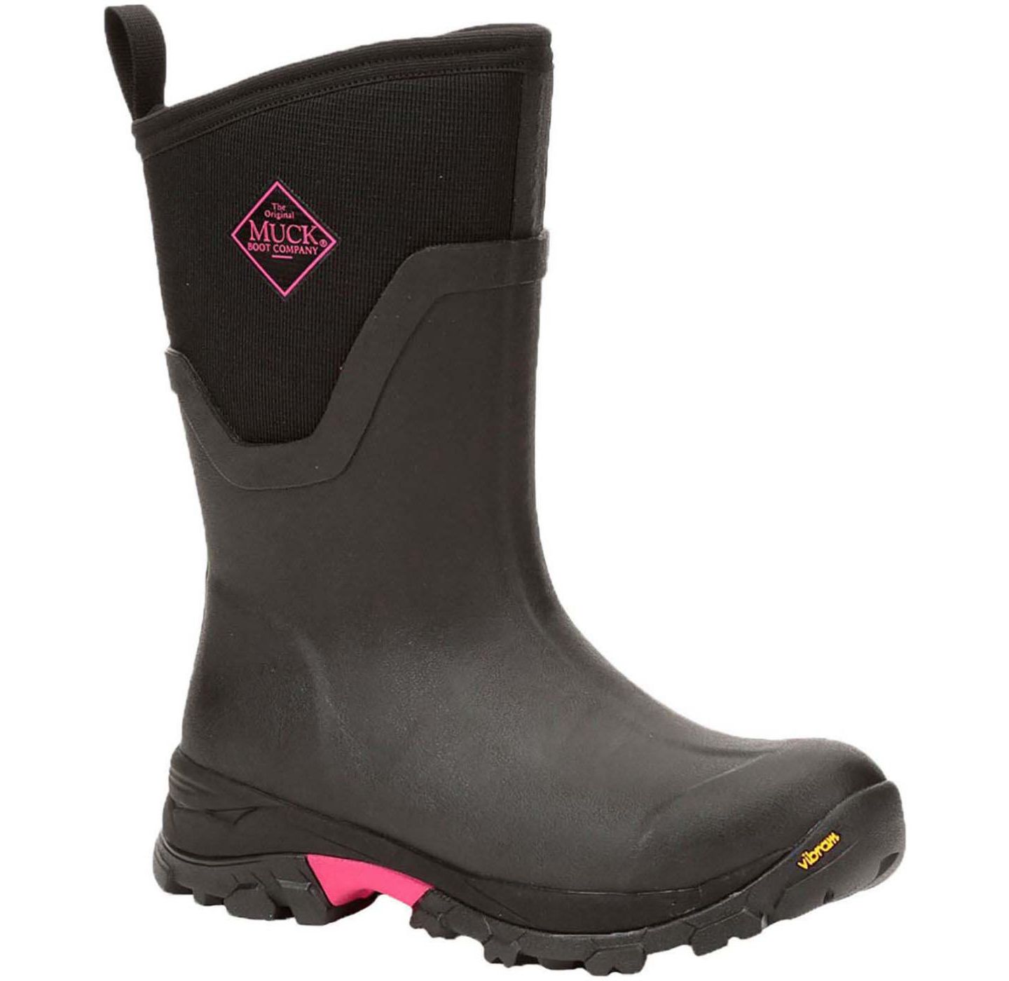 Женские ботинки Muck Arctic Ice Mid с подошвой Vibram Arctic Grip A.T, цвет: Чёрный — фото 7
