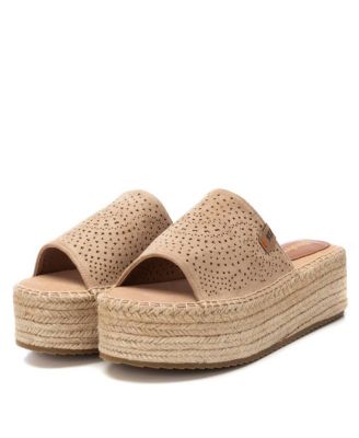 Women's Jute Wrapped Platform Sandals Refresh By Xti